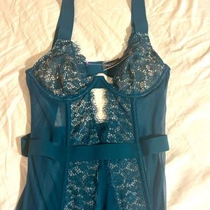 Victoria’s Secret green corset top